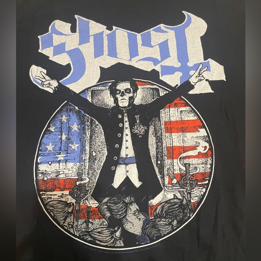 The Band Ghost American Flag Shirt